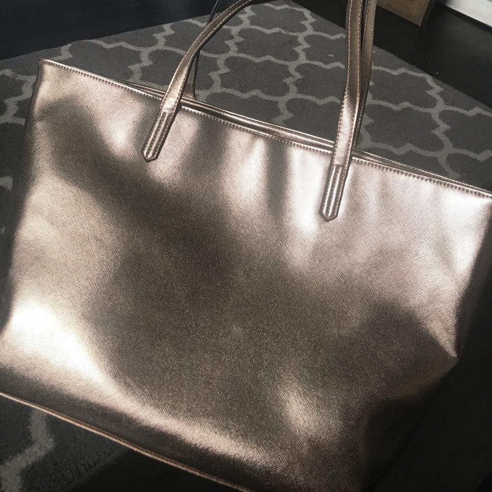 NY&C rose gold purse